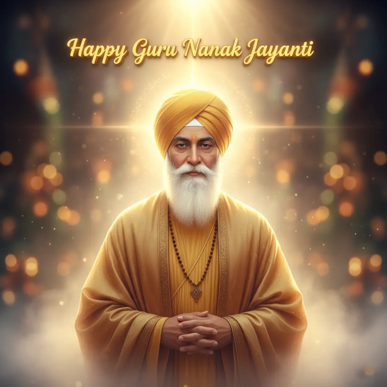 happy guru nanak jayanti vector art illustration free