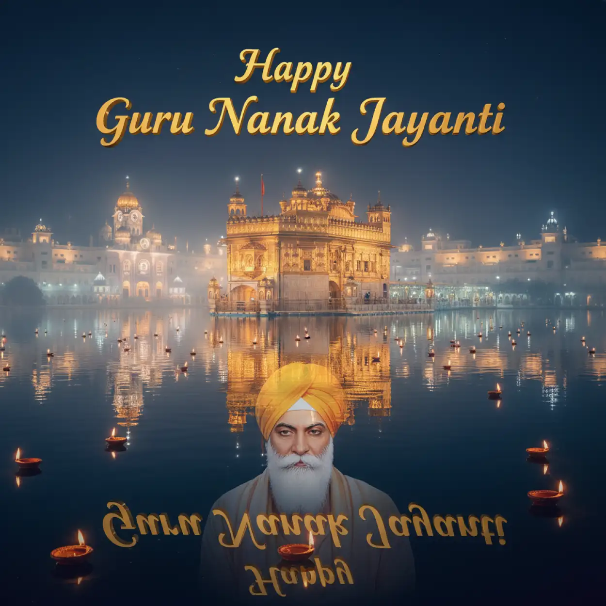 happy guru nanak jayanti wishes in punjabi language hd