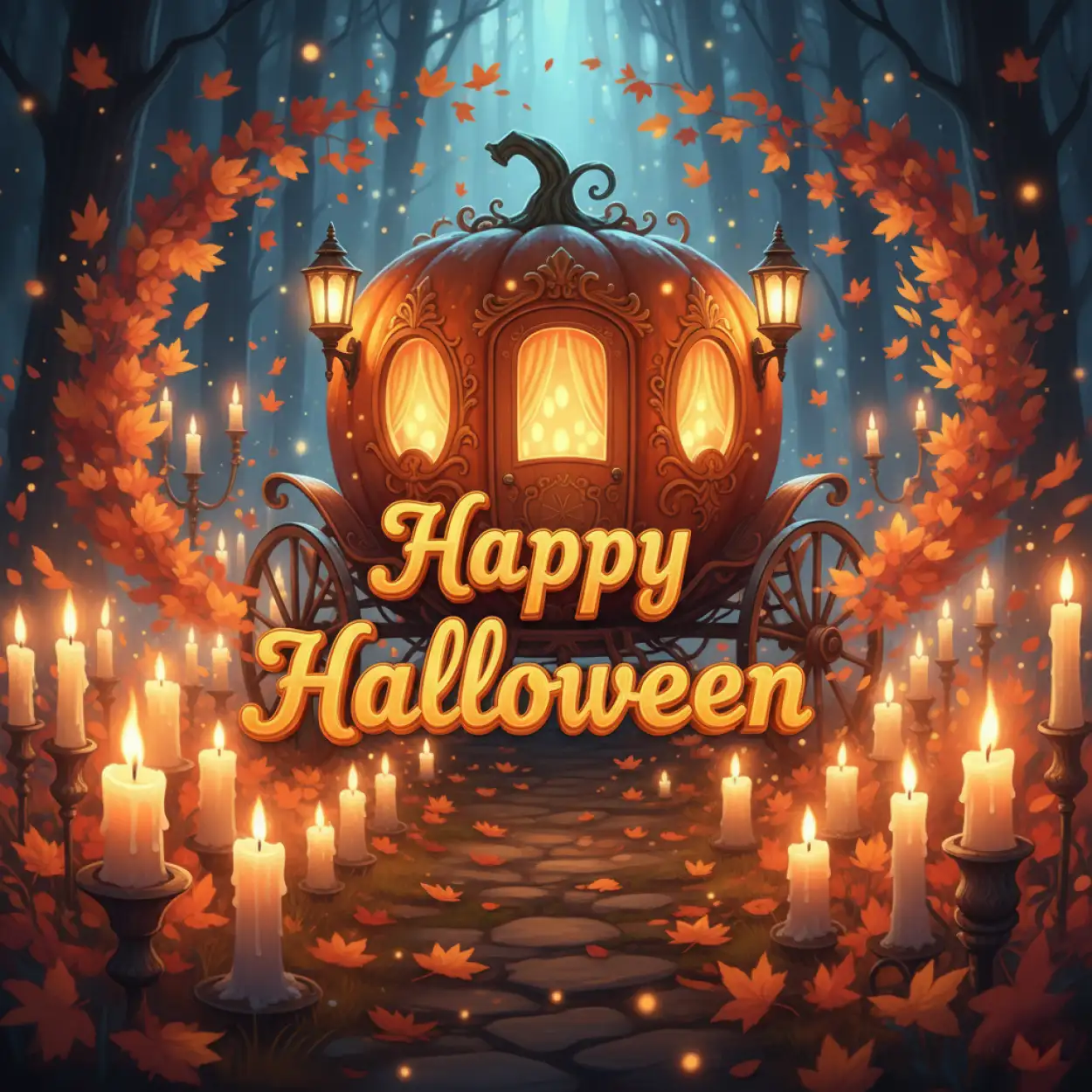 Free Download Happy Halloween 3d Pumpkin Background - High Quality Happy Halloween Background