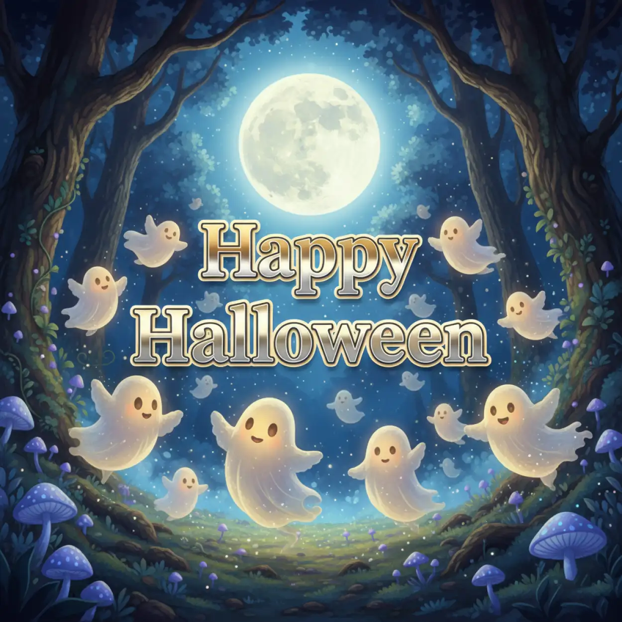 happy halloween background for editing