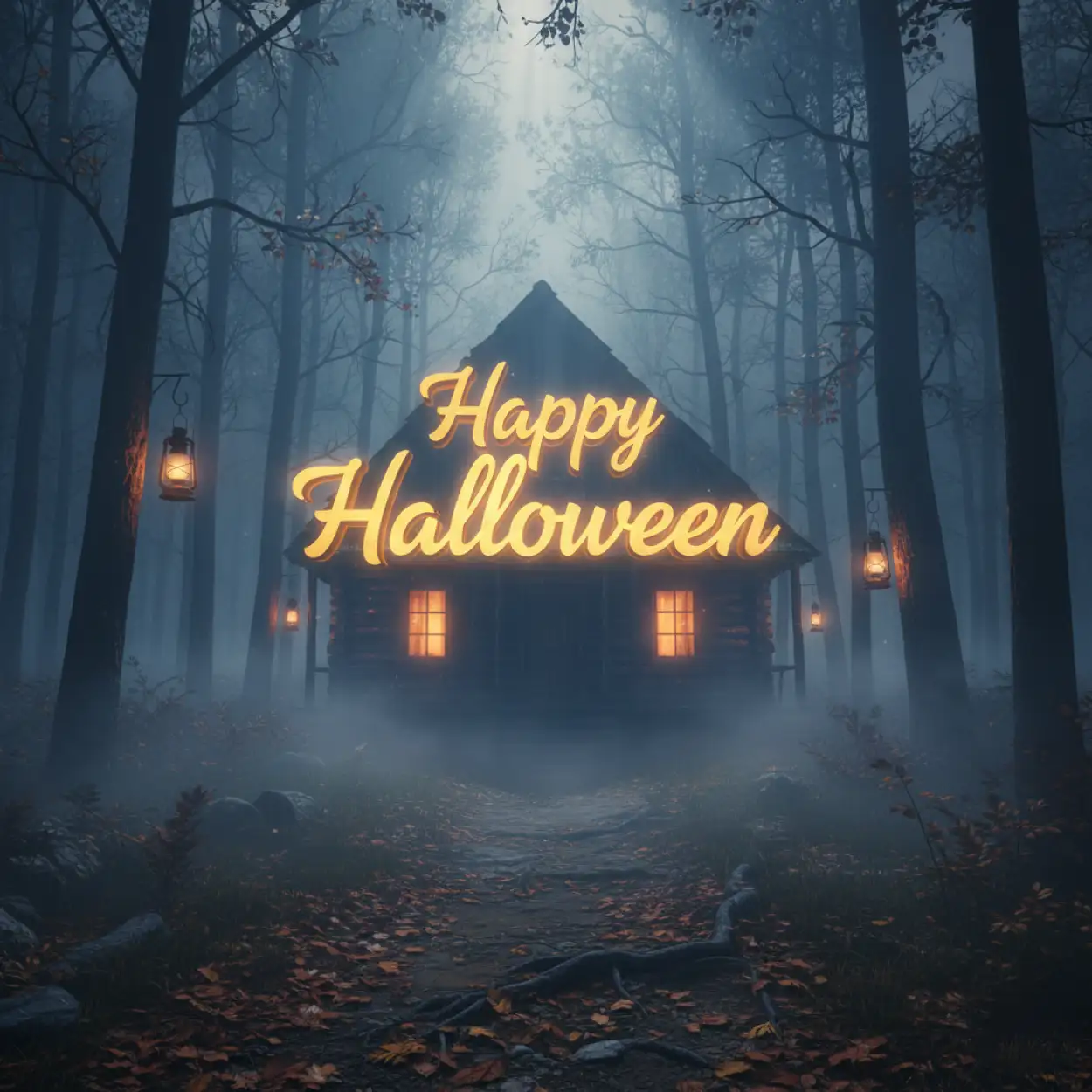 Happy Halloween Night Full Moon Background - Royalty Free Happy Halloween Image | Pngmagic Free Download Happy Halloween Night Full Moon Background - High Quality Happy Halloween Background