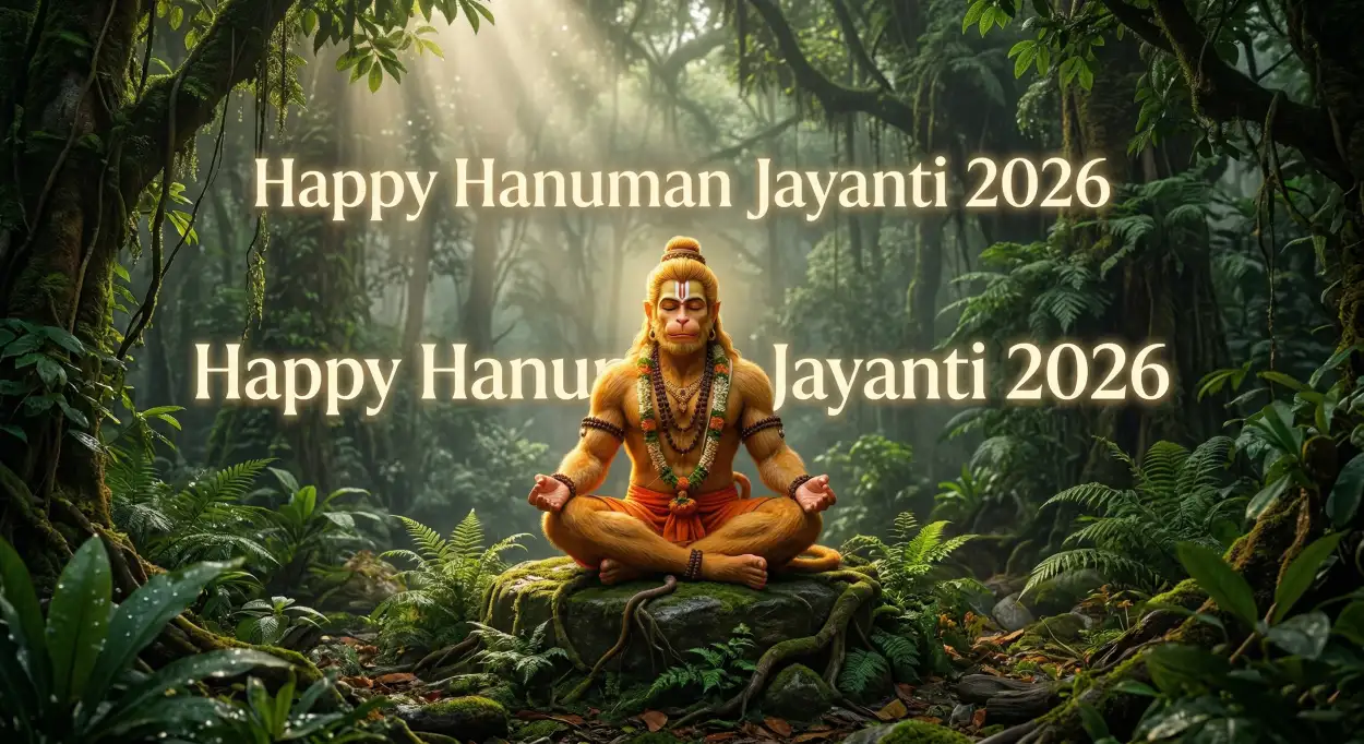 Free Download Happy Hanuman Jayanti 2026 Quotes - High Quality Happy Hanuman Jayanti 2026 Image