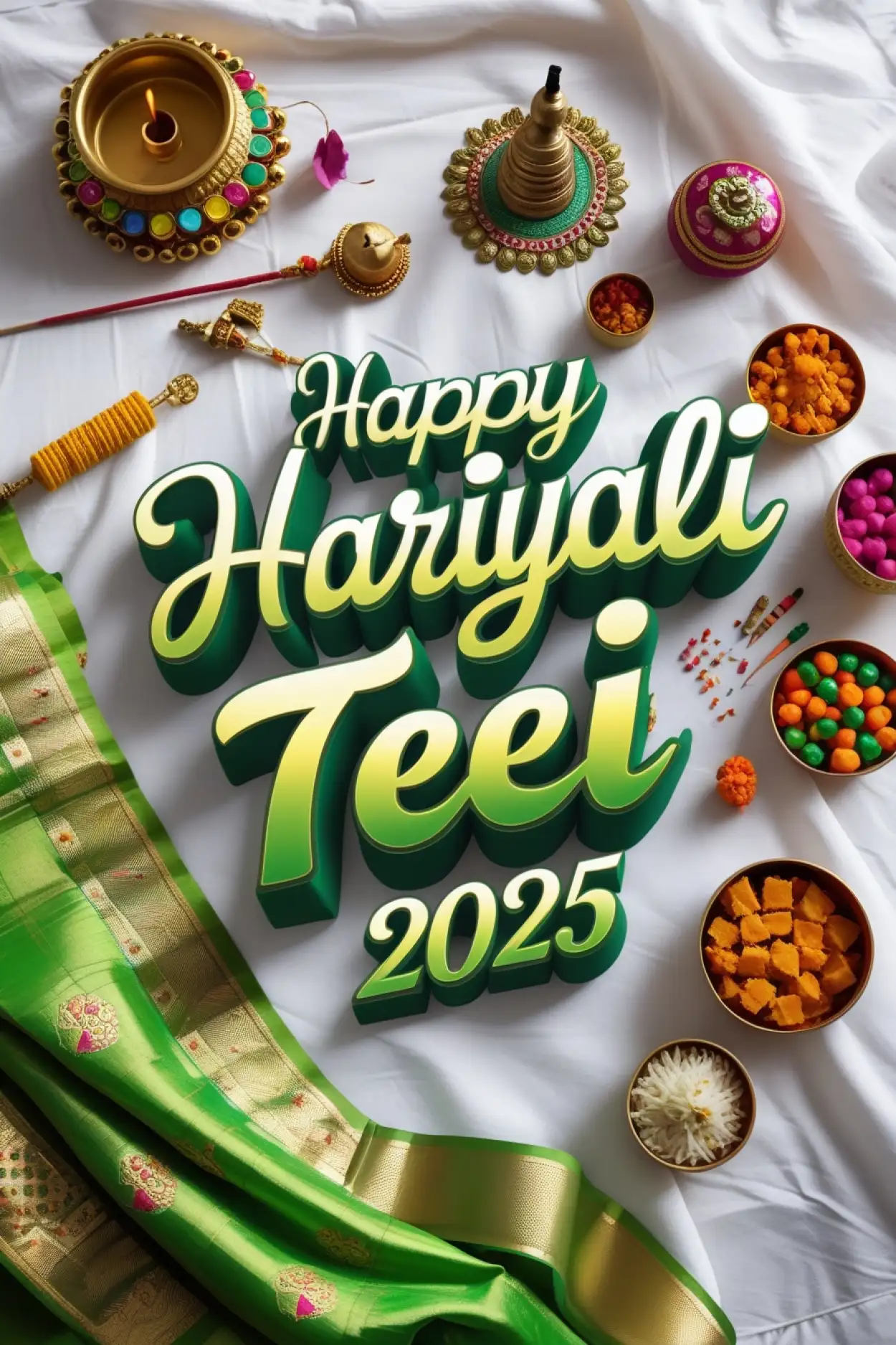 happy hariyali teej wishes 2025 in hindi