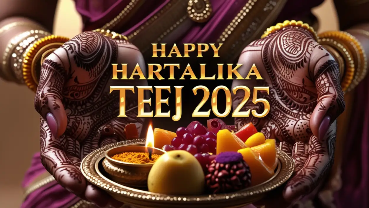 Happy Hartalika Teej 2025 best devotional pics