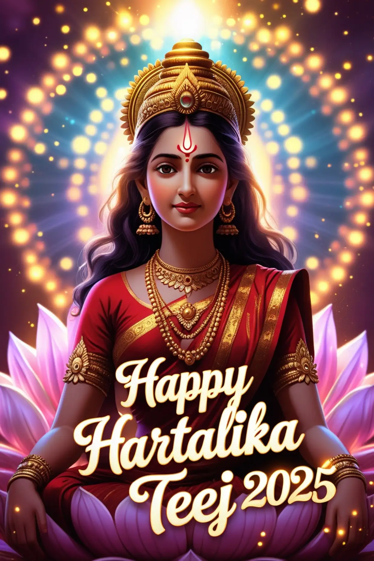 Happy Hartalika Teej 2025 PNG Images Download