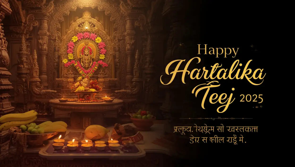 Happy Hartalika Teej 2025 special quotes in Hindi