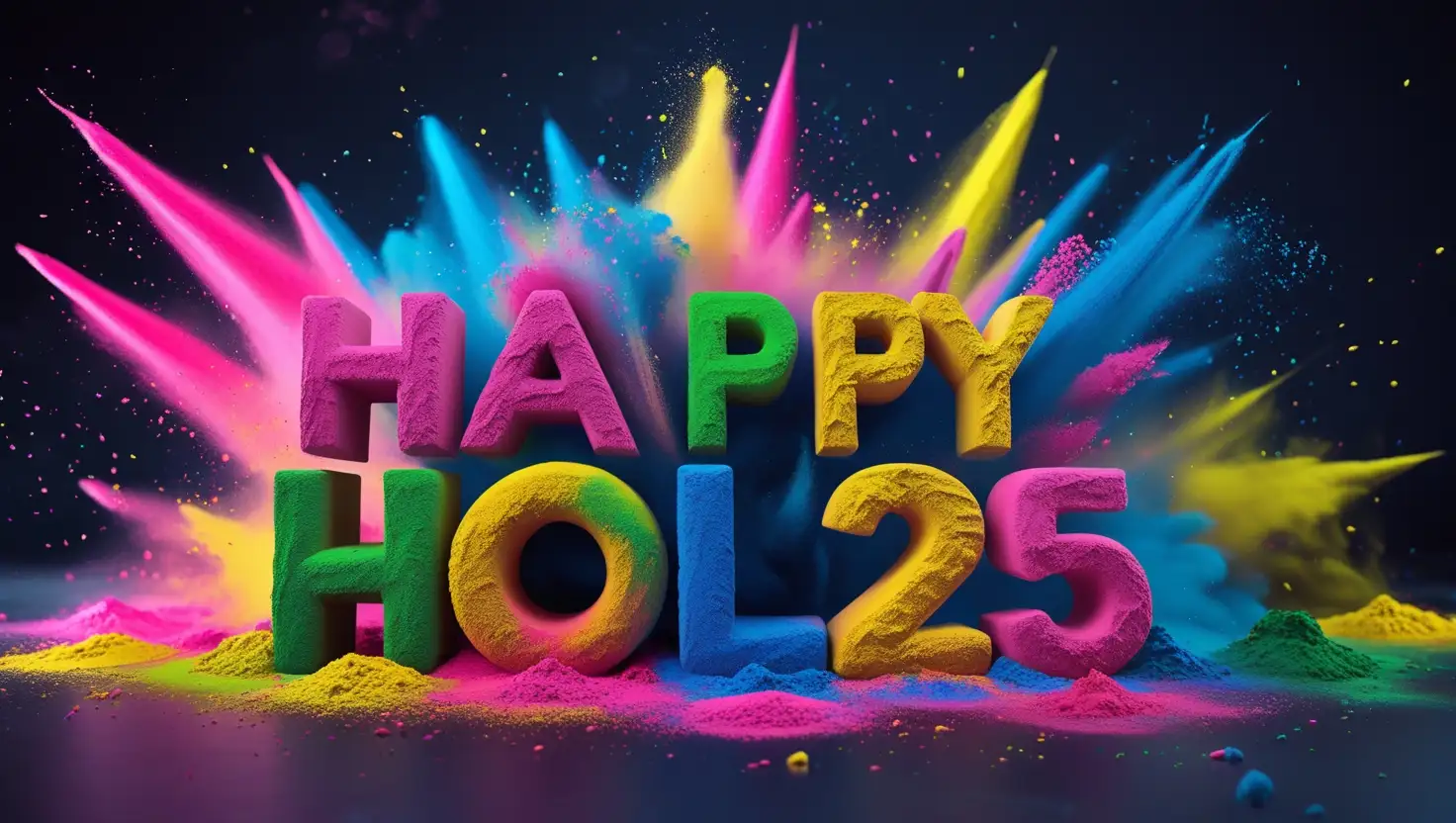 happy holi 2025 photo frames for instagram and facebook