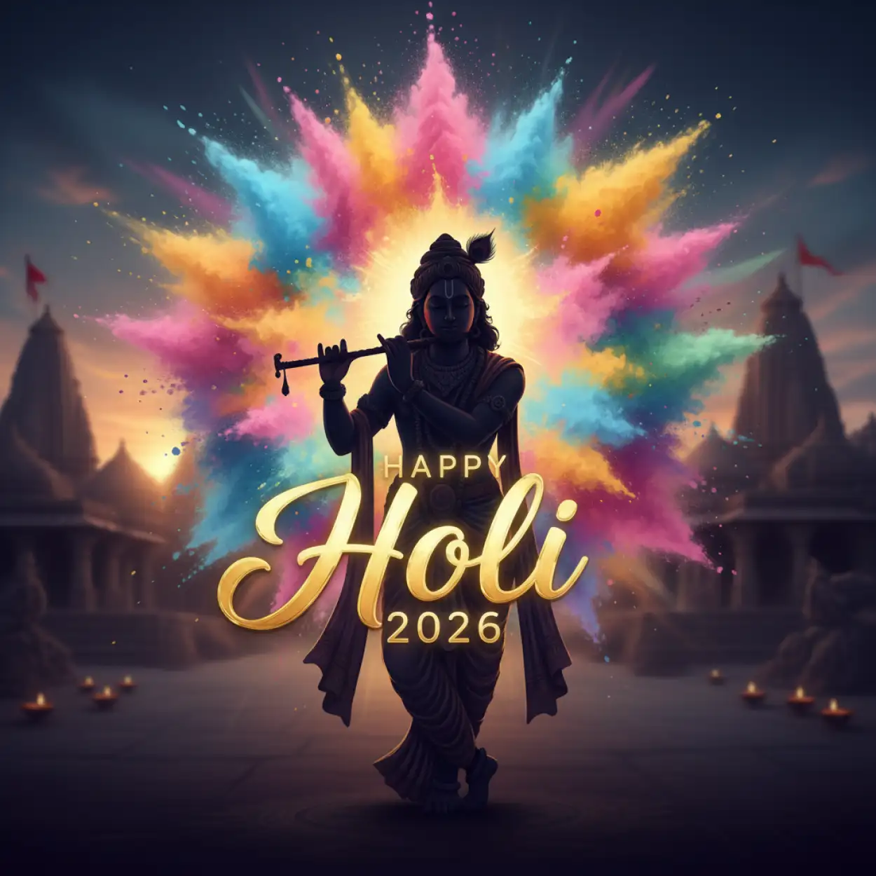 Free Download Happy Holi 2026 Colorful Images - High Quality Happy Holi 2026 Image