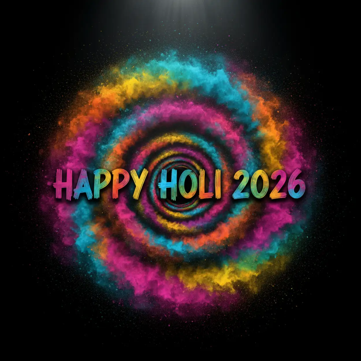 Free Download Happy Holi 2026 Festival Flyer Design - High Quality Happy Holi 2026 Image