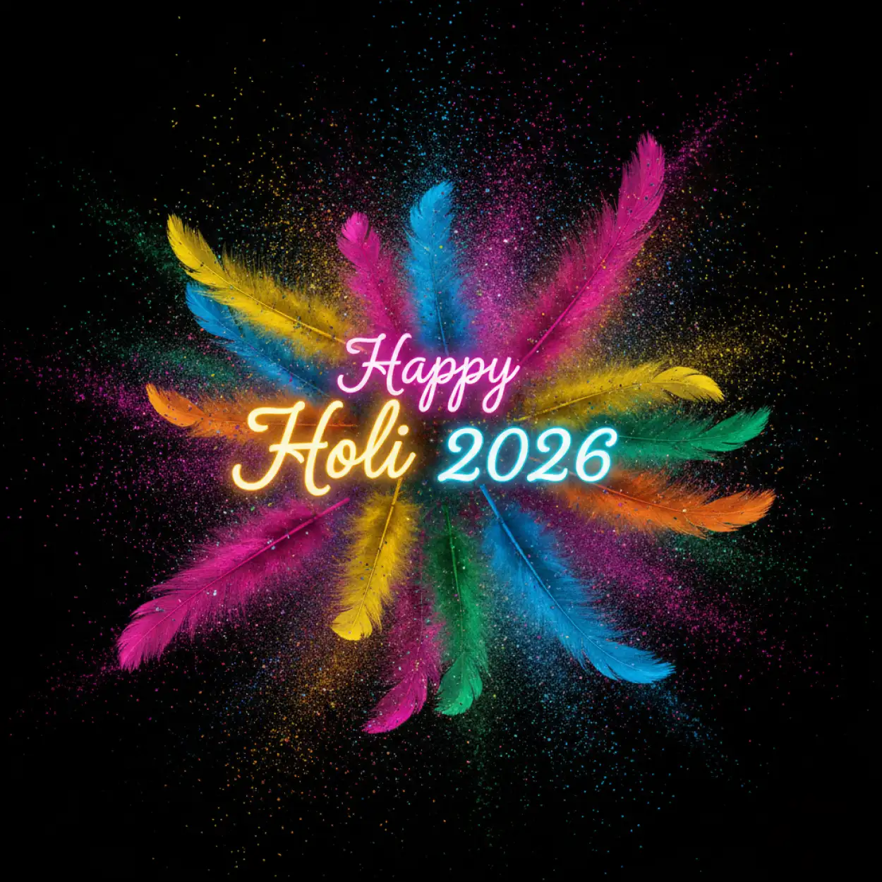 happy holi 2026 greeting card coreldraw design 2