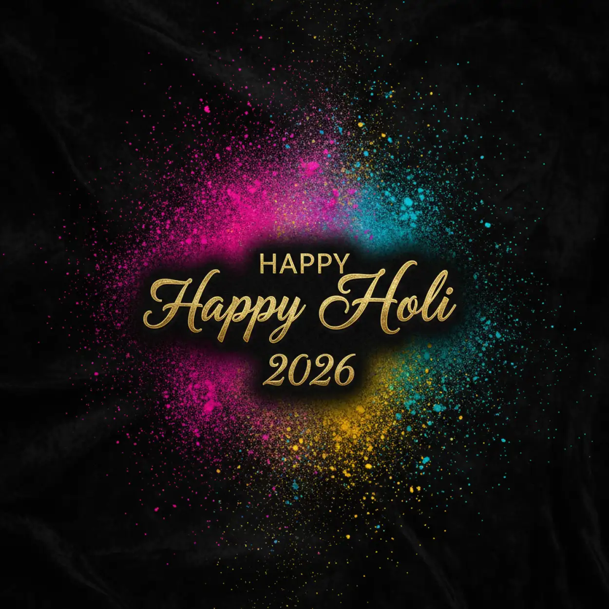 happy holi 2026 greeting card festival of colors 2