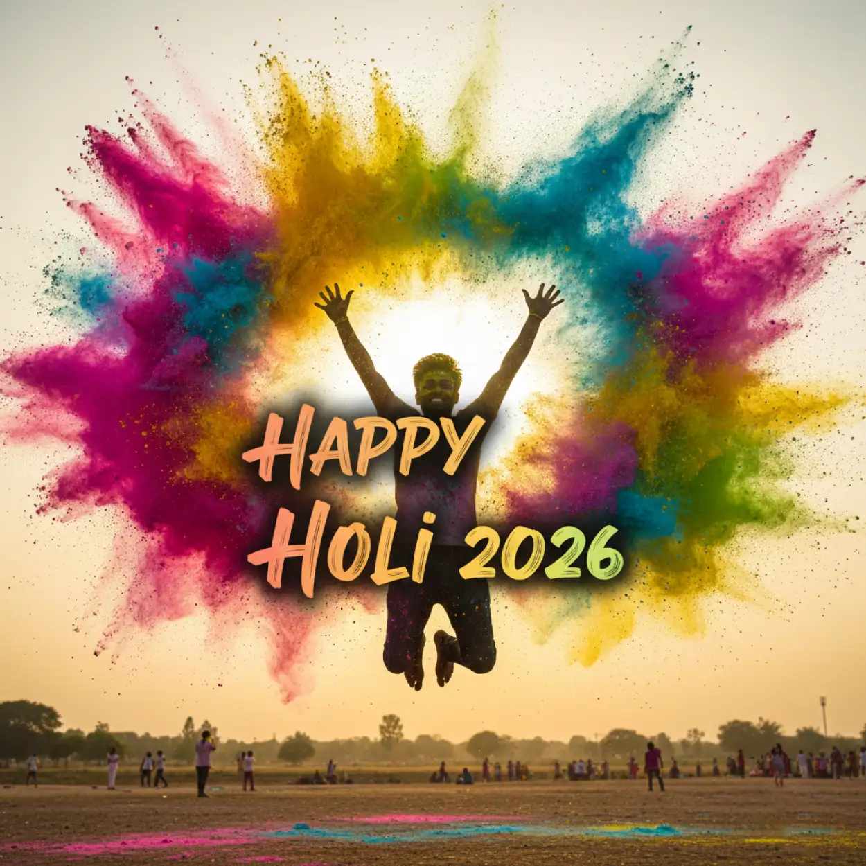 happy holi 2026 greeting card for friends 2