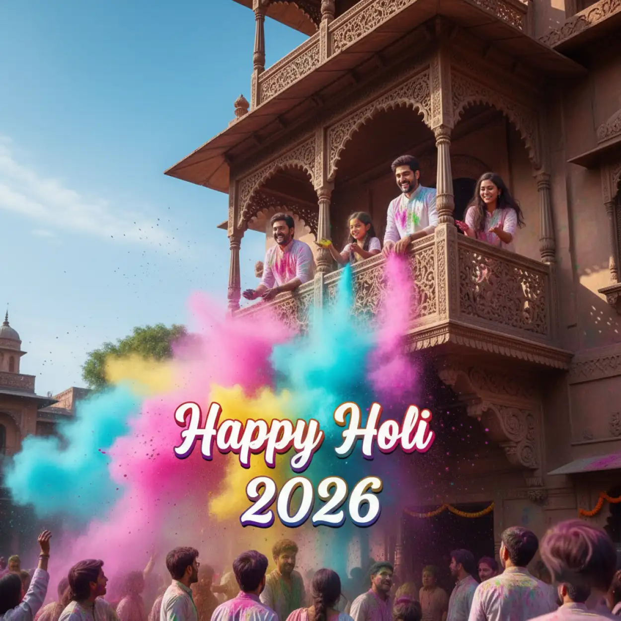 happy holi 2026 greeting card for husband 2