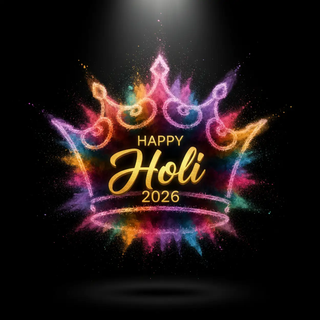 happy holi 2026 greeting card party invite 2