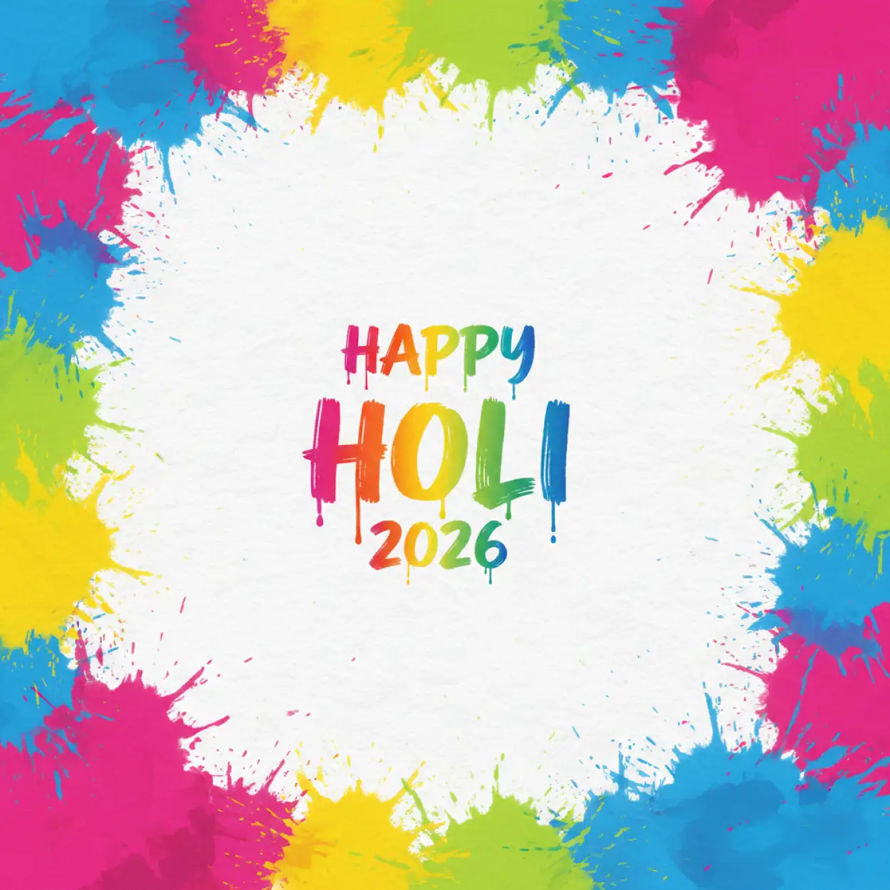 Free Download Happy Holi 2026 Office Celebration Message - High Quality Happy Holi 2026 Image