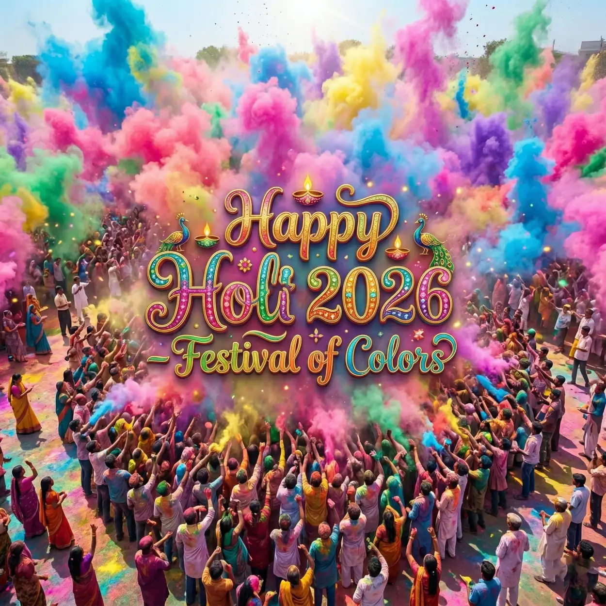 Free Download Happy Holi 2026 Photo Cinematic Style - High Quality Happy Holi 2026 Photo Image