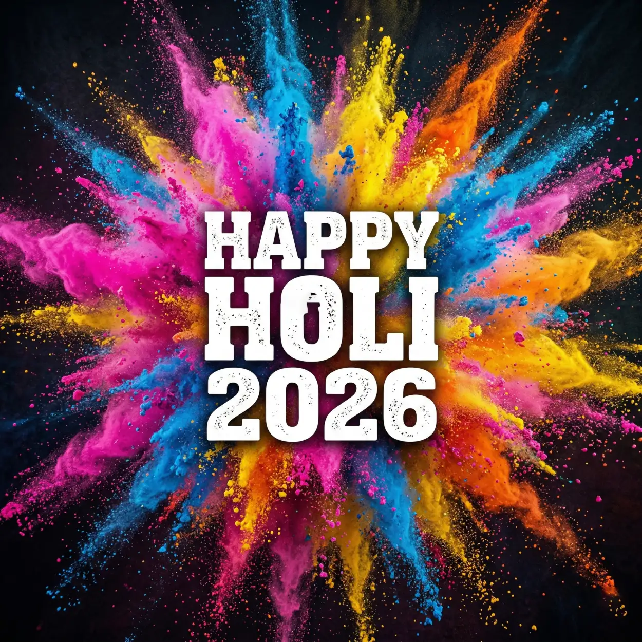happy holi 2026 photo for greeting post