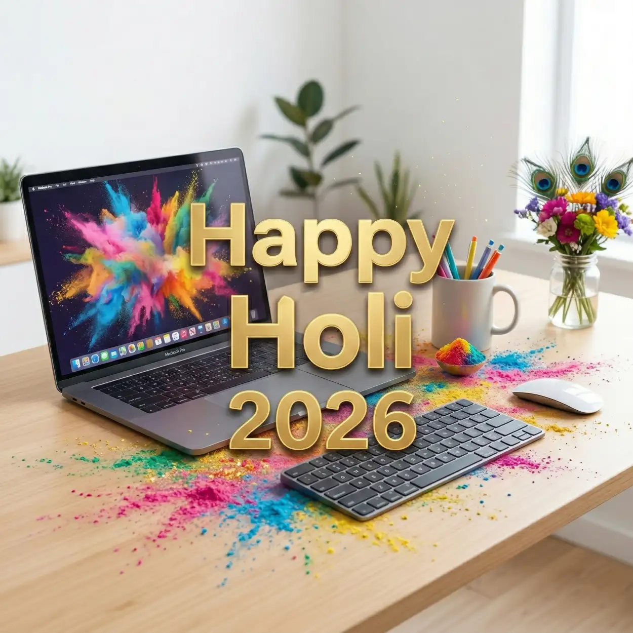 Free Download Happy Holi 2026 Photo For Office Event - High Quality Happy Holi 2026 Photo Image