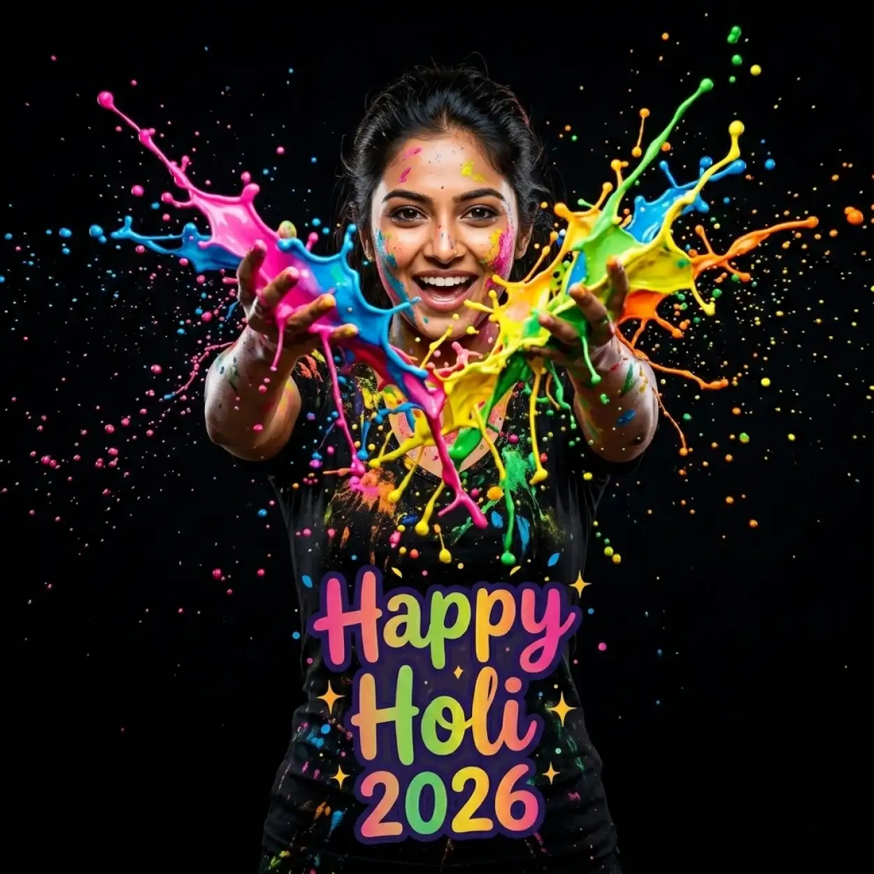 happy holi 2026 photo print ready design