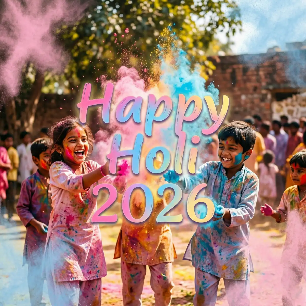 happy holi 2026 photo professional design