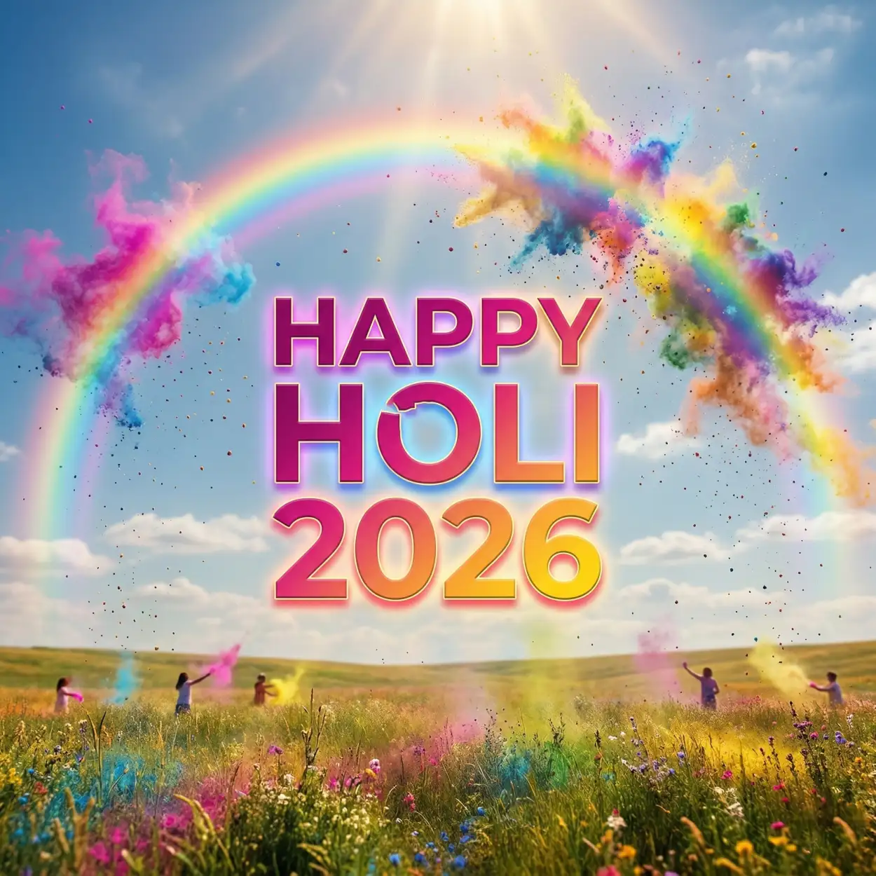 happy holi 2026 photo psd design