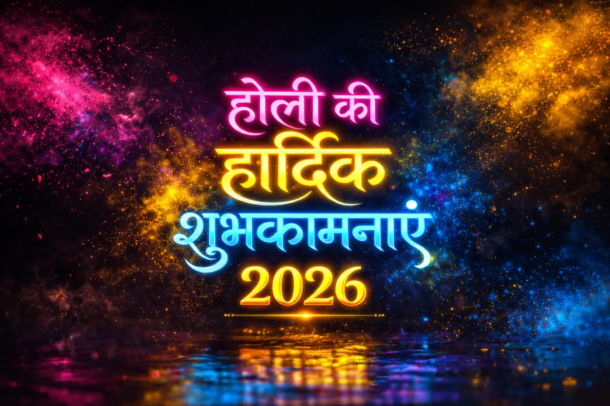 Free Download Happy Holi 2026 Photo Social Media Banner - High Quality Happy Holi 2026 Photo Image