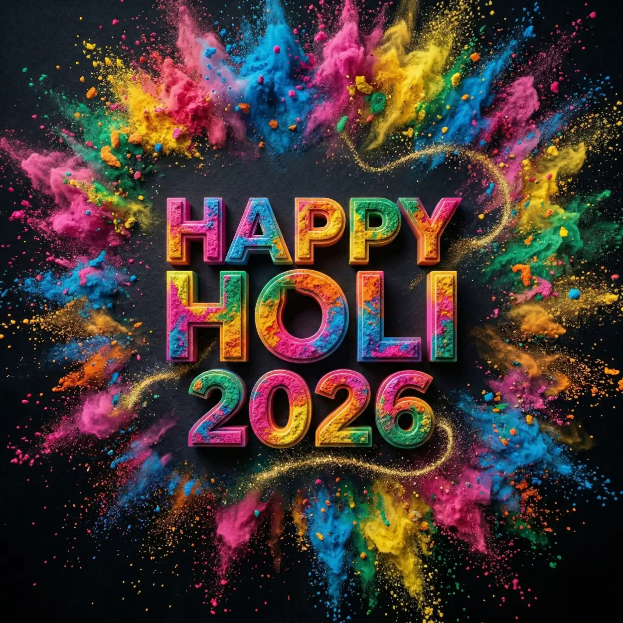 happy holi 2026 photo trending design