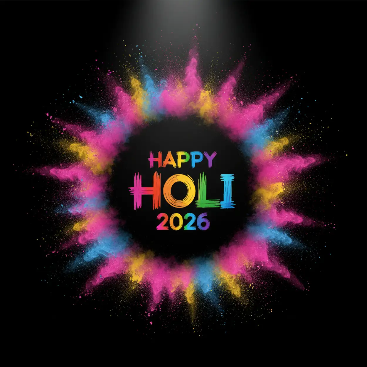 Free Download Happy Holi 2026 Special Wishes - High Quality Happy Holi 2026 Image