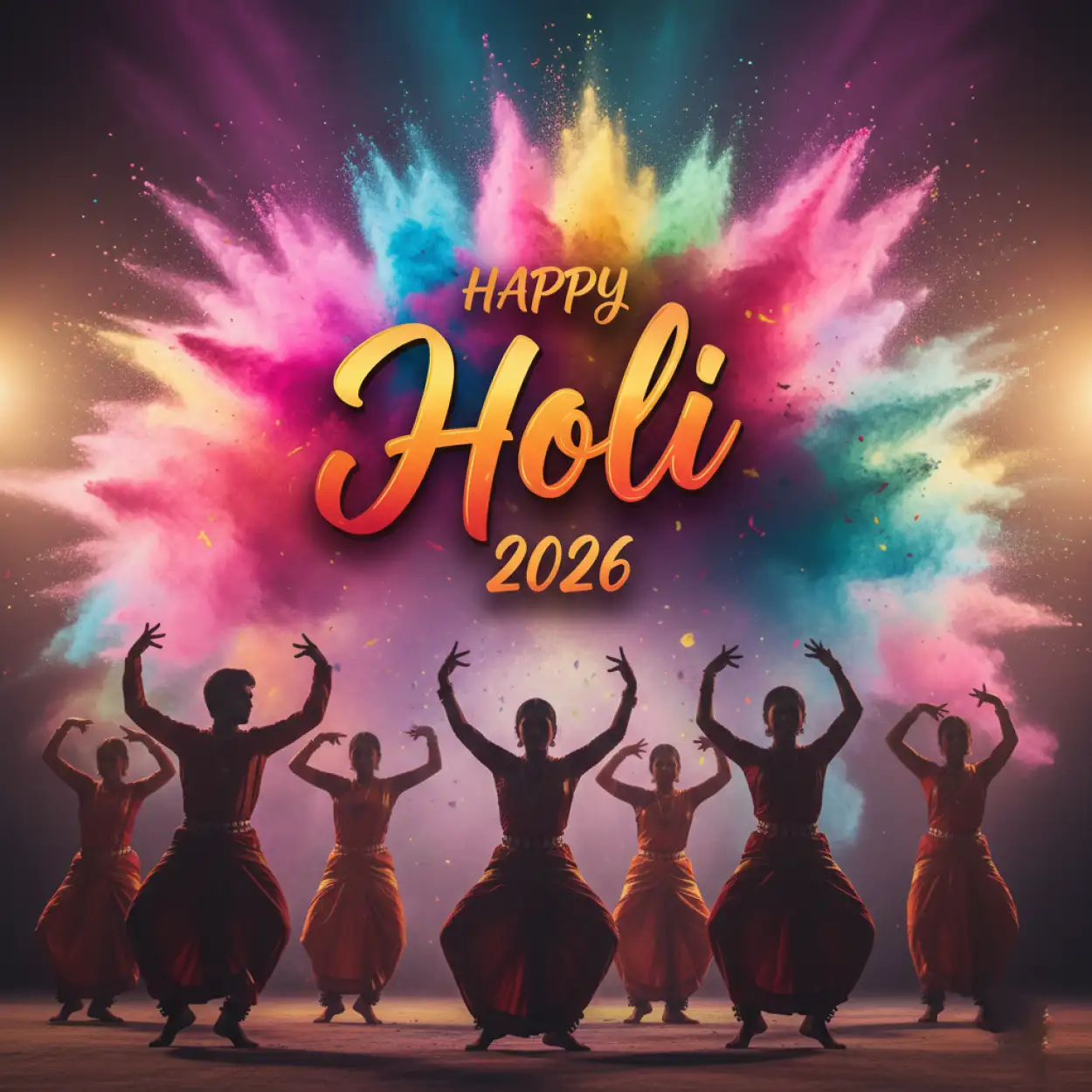 Free Download Happy Holi Celebration 2026 Brochure Design - High Quality Happy Holi Celebration 2026 Image