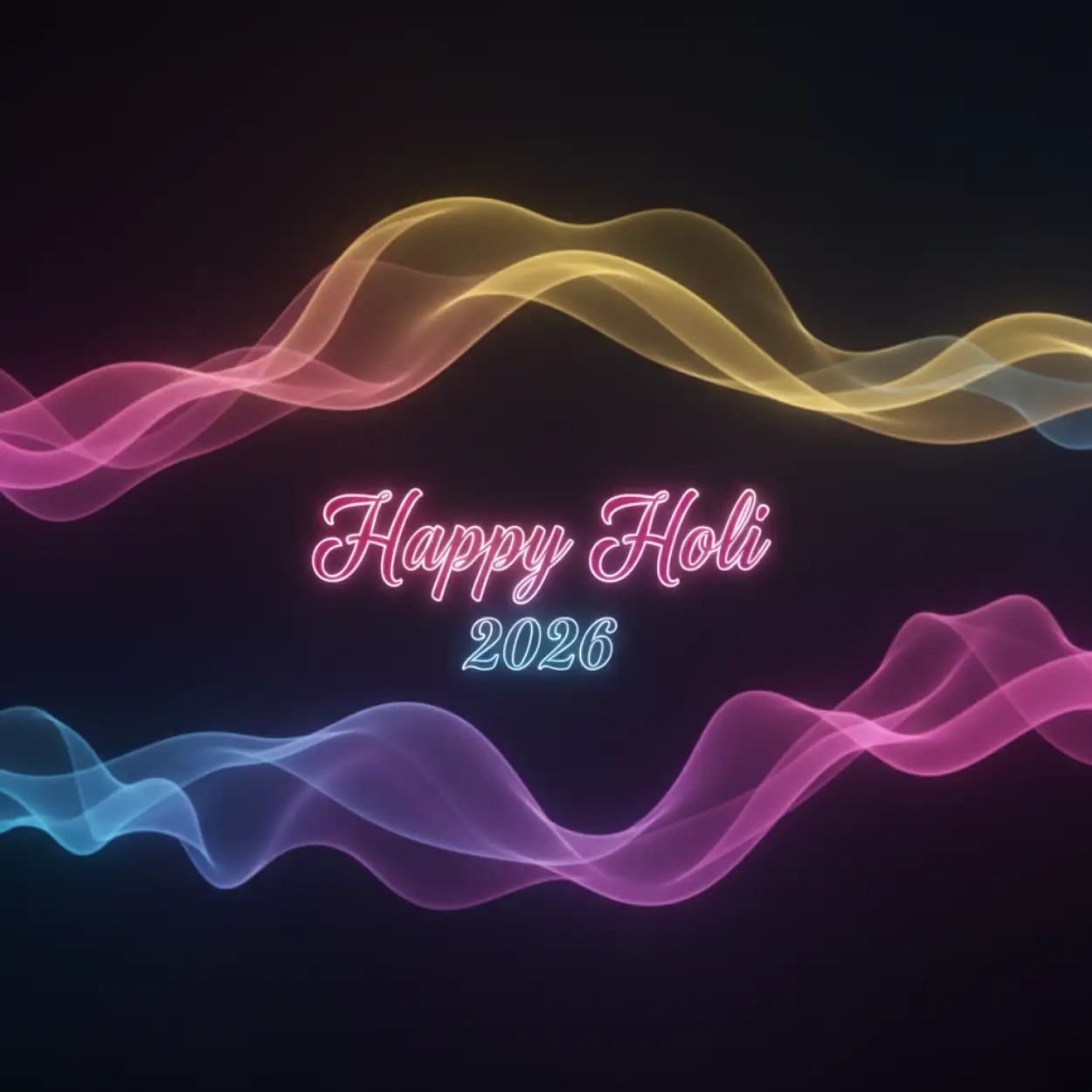 Free Download Happy Holi Celebration 2026 Calligraphy Text 2 - High Quality Happy Holi Celebration 2026 Image