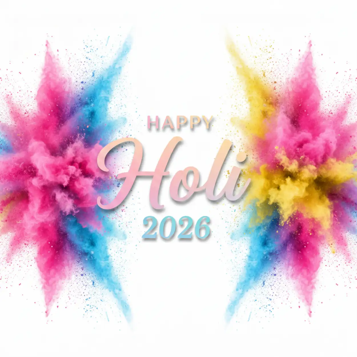 happy holi celebration 2026 festival template