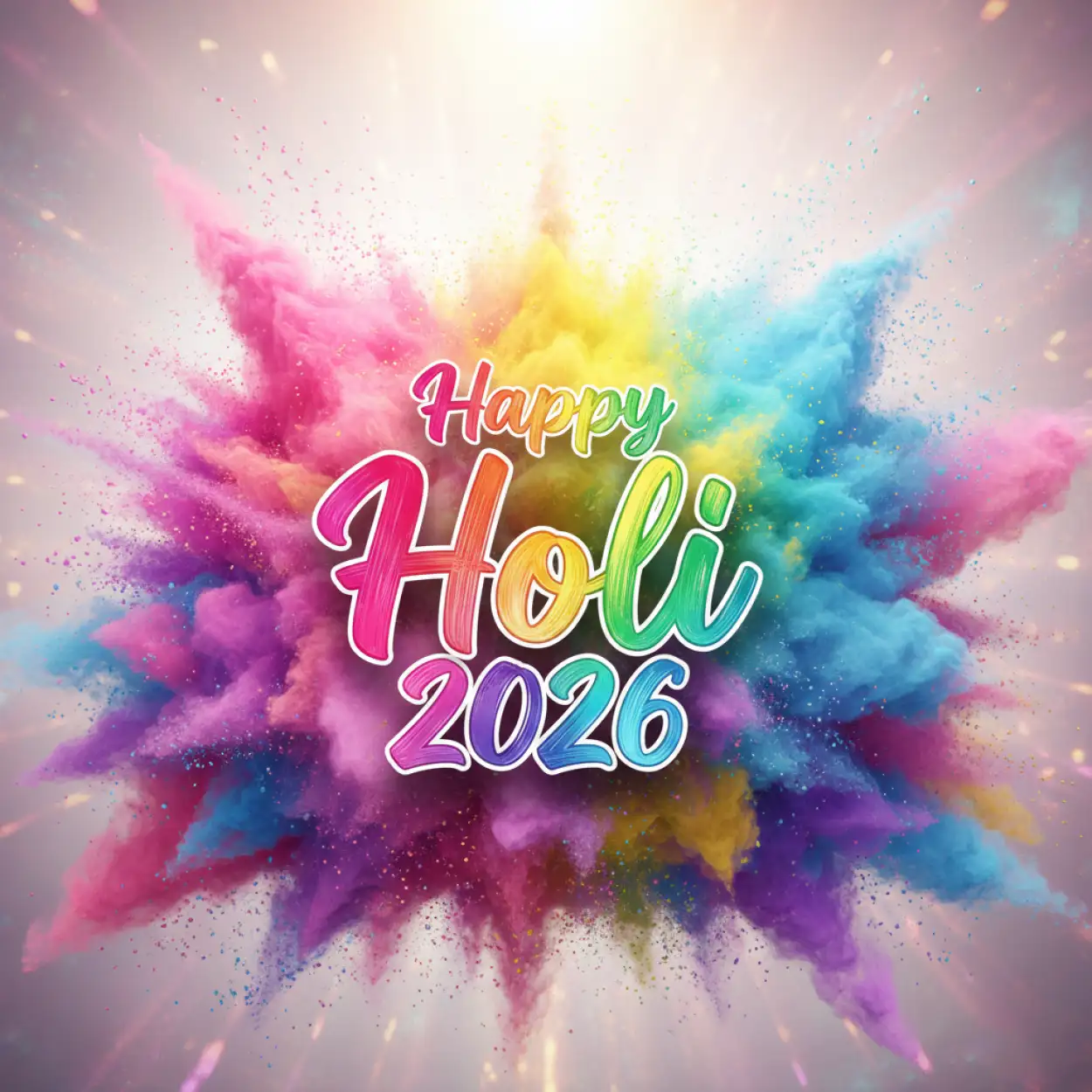 Free Download Happy Holi Celebration 2026 Festive Template 2 - High Quality Happy Holi Celebration 2026 Image