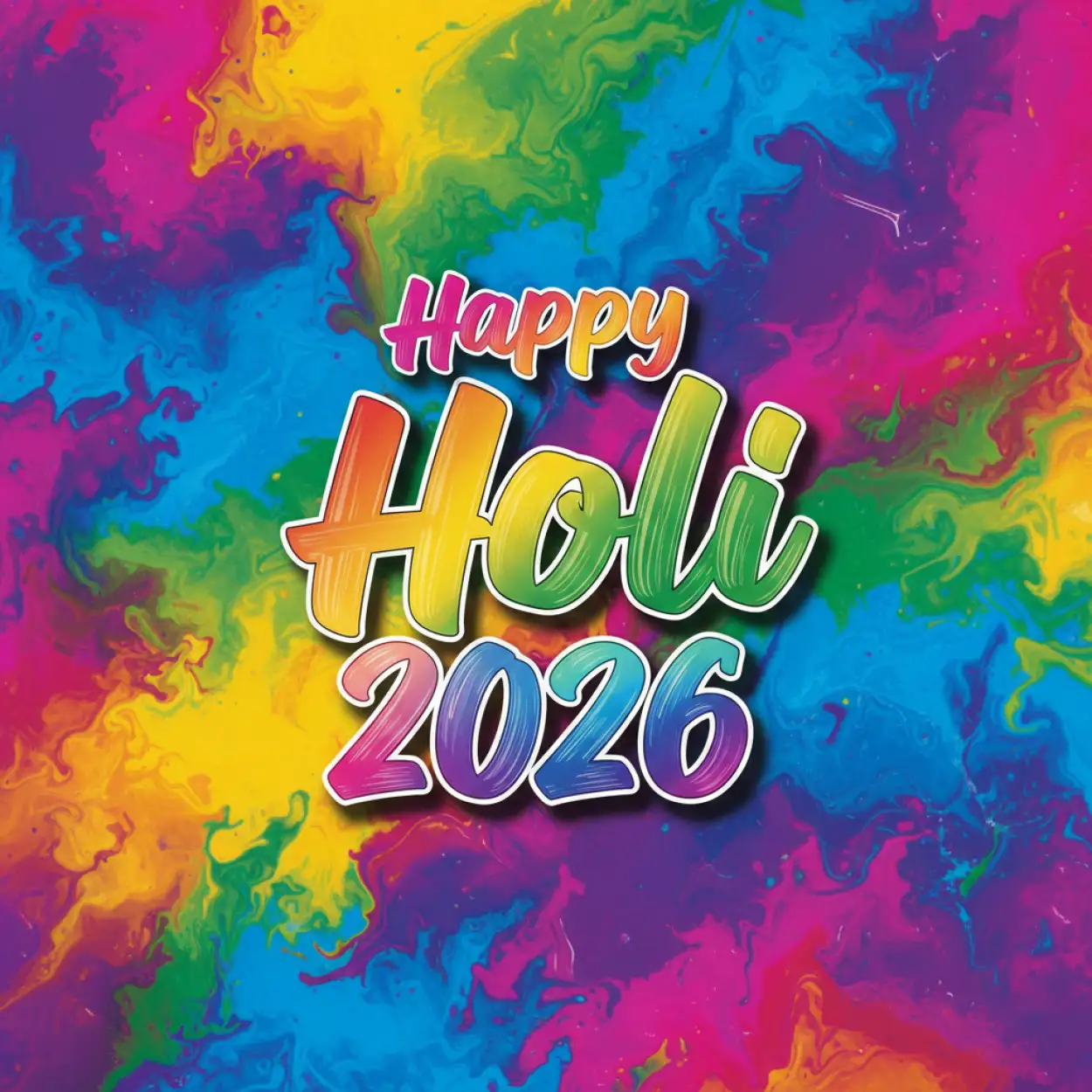 happy holi celebration 2026 gulal splash image