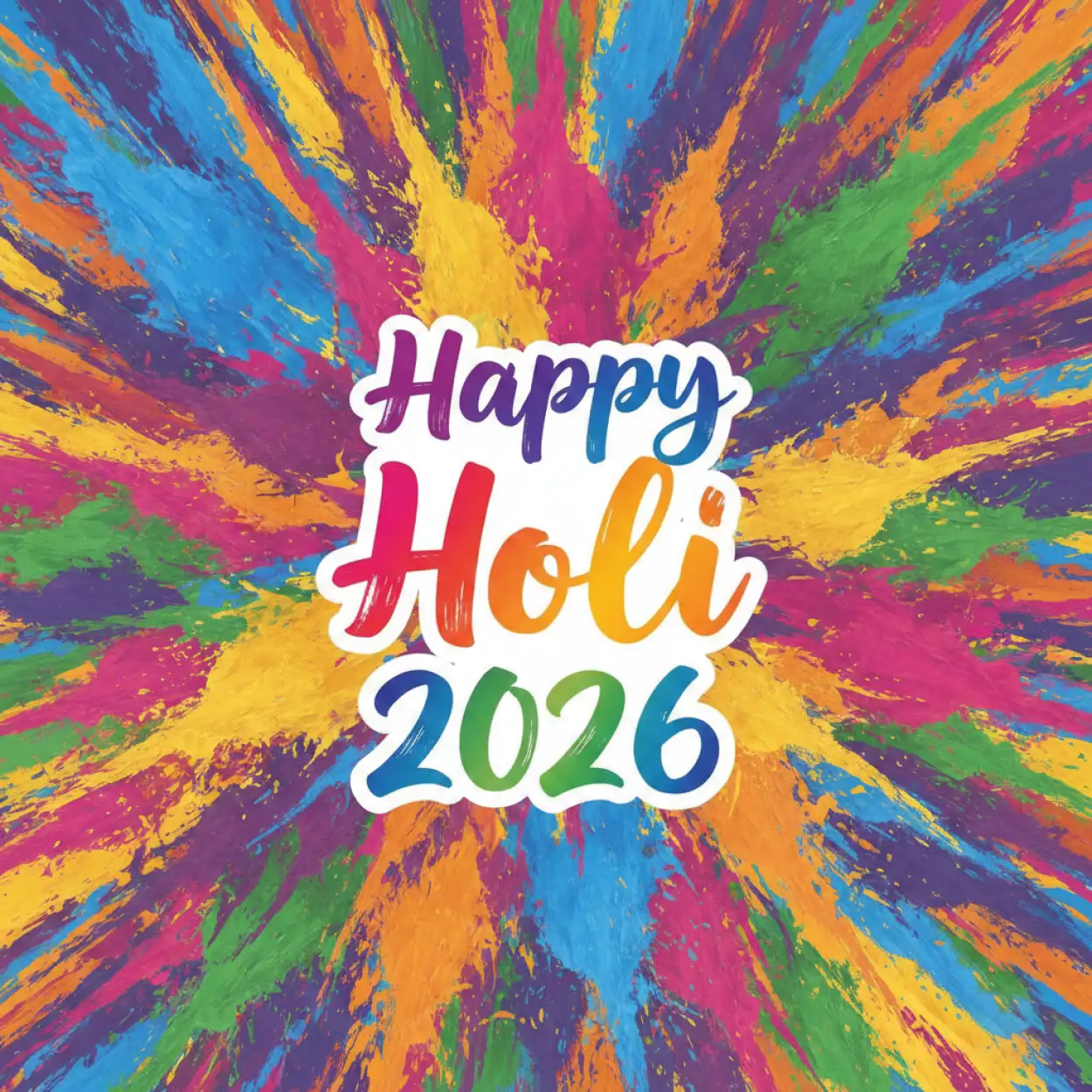 Free Download Happy Holi Celebration 2026 Office Party Poster - High Quality Happy Holi Celebration 2026 Image