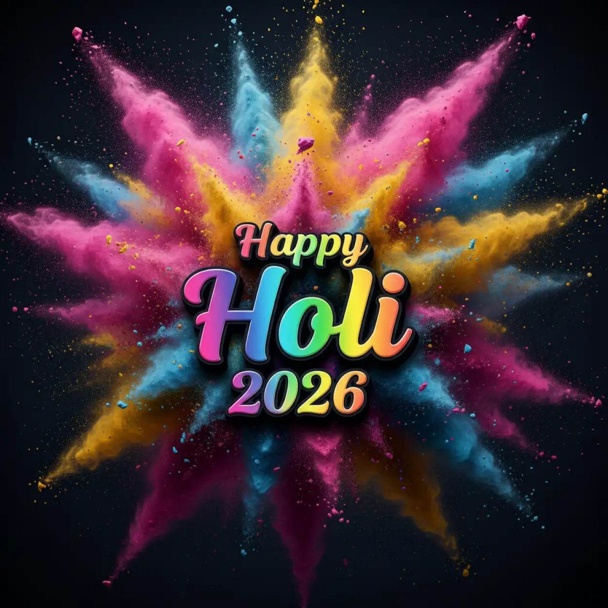 Free Download Happy Holi Celebration 2026 Premium Design - High Quality Happy Holi Celebration 2026 Image