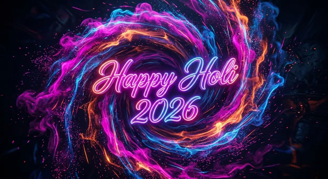 Free Download Happy Holi Wishes 2026 Background For Youtube Thumbnail - High Quality Happy Holi Wishes 2026 Background Image