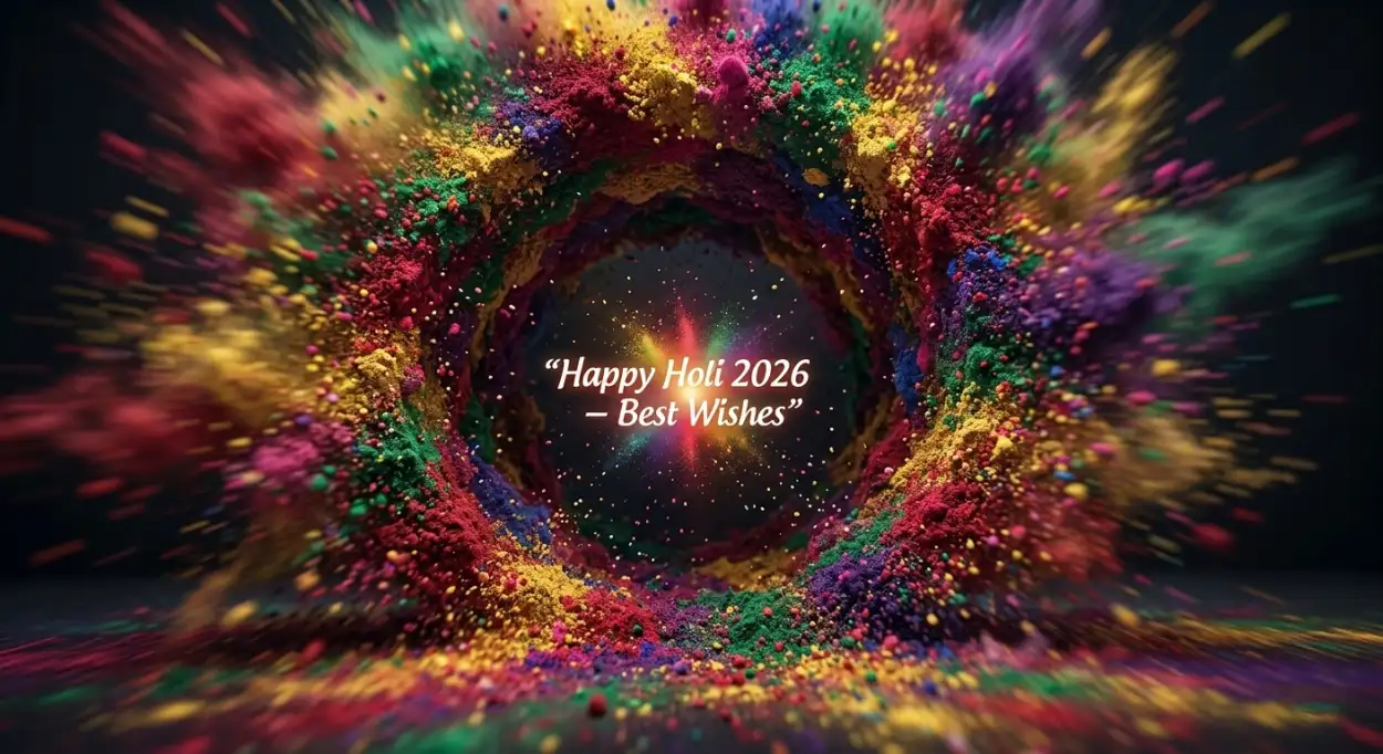 happy holi wishes 2026 background