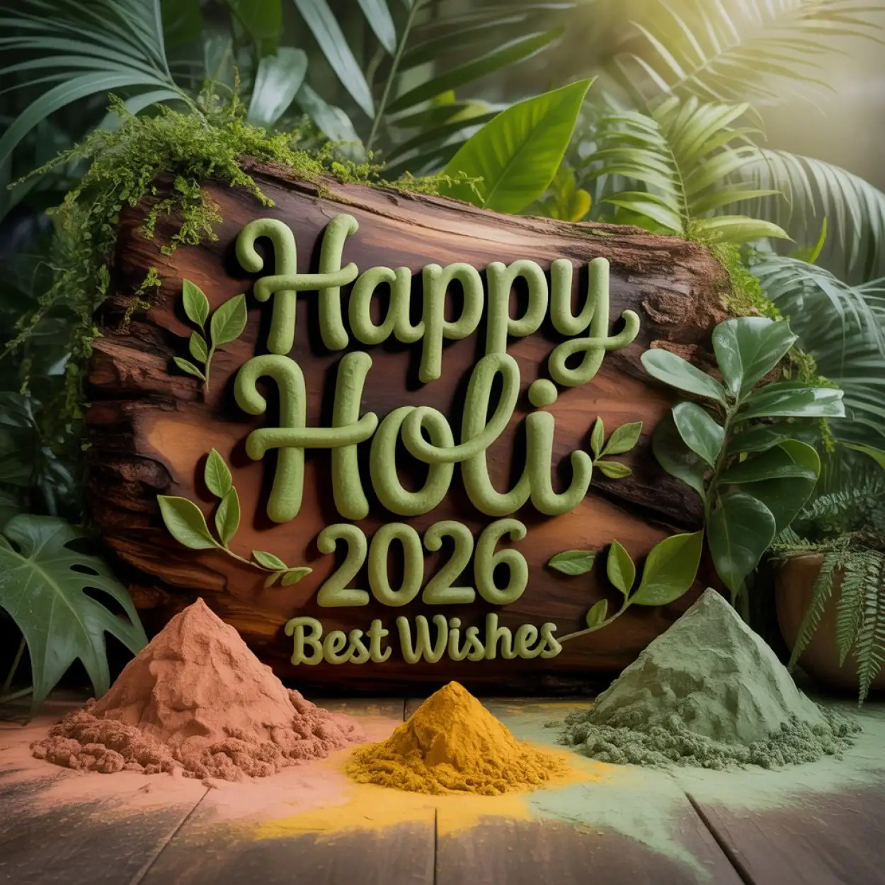 happy holi wishes 2026 creative text