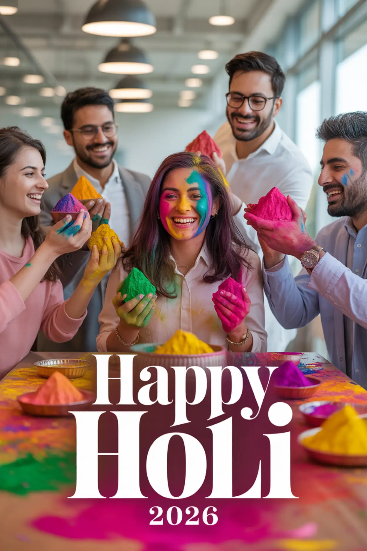 happy holi wishes 2026 festive card ideas