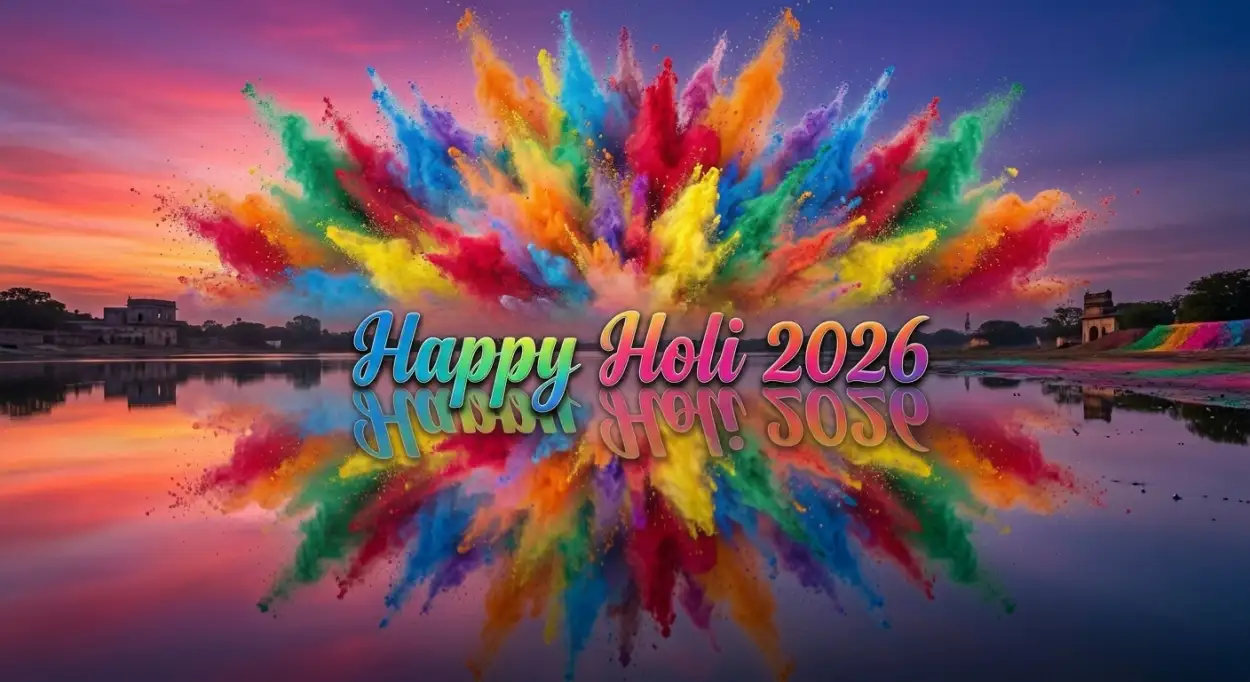 happy holi wishes 2026 free greeting card