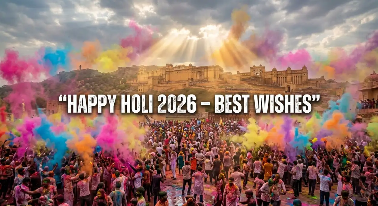 happy holi wishes 2026 hd wallpaper