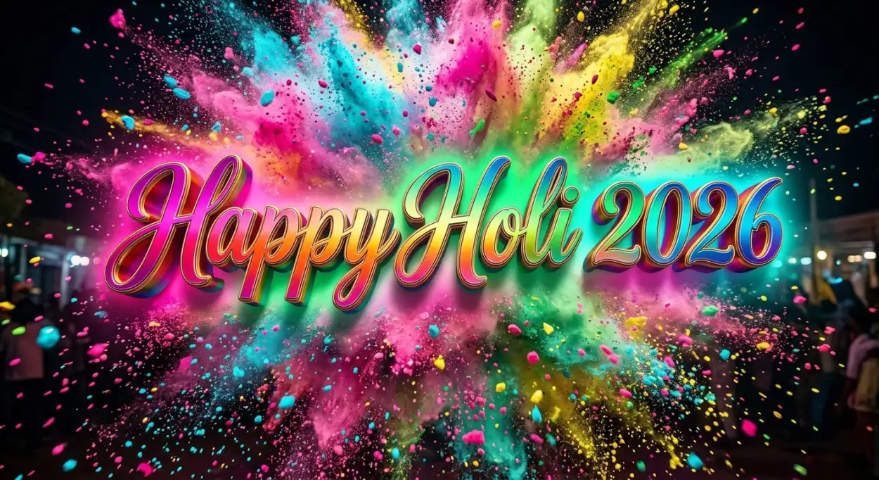 Free Download Happy Holi Wishes 2026 Inspirational Quotes In English - High Quality Happy Holi Wishes 2026 Image