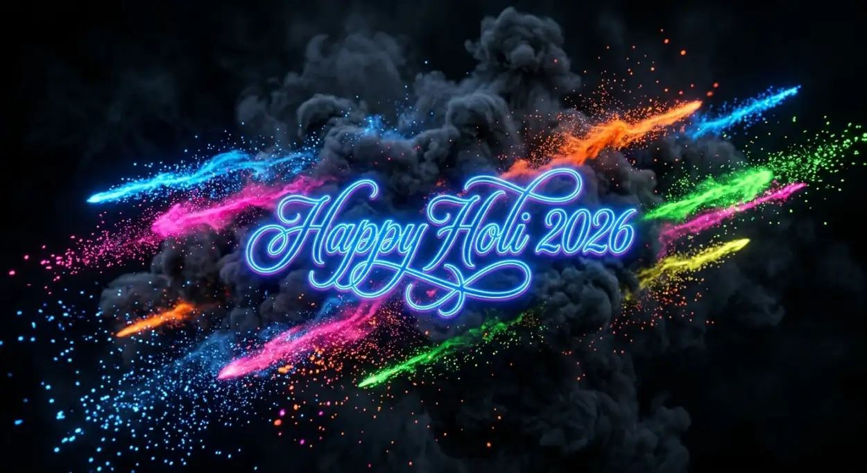 Free Download Happy Holi Wishes 2026 Long Heartfelt Message In Hindi - High Quality Happy Holi Wishes 2026 Image