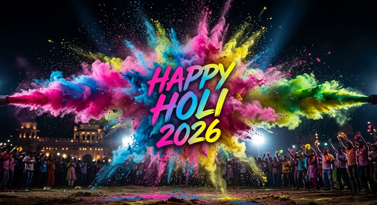 happy holi wishes 2026 love and happiness message