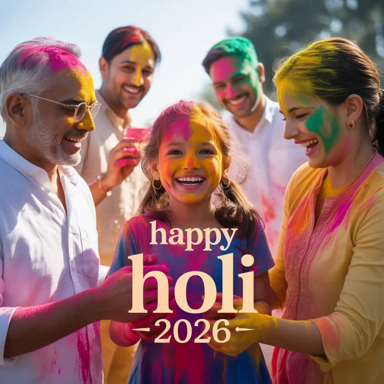 happy holi wishes 2026 modern greeting