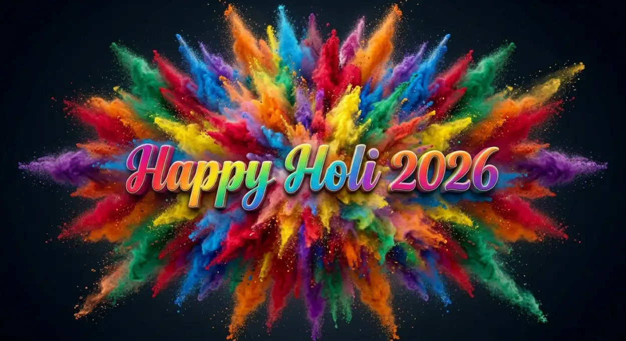 happy holi wishes 2026 png image