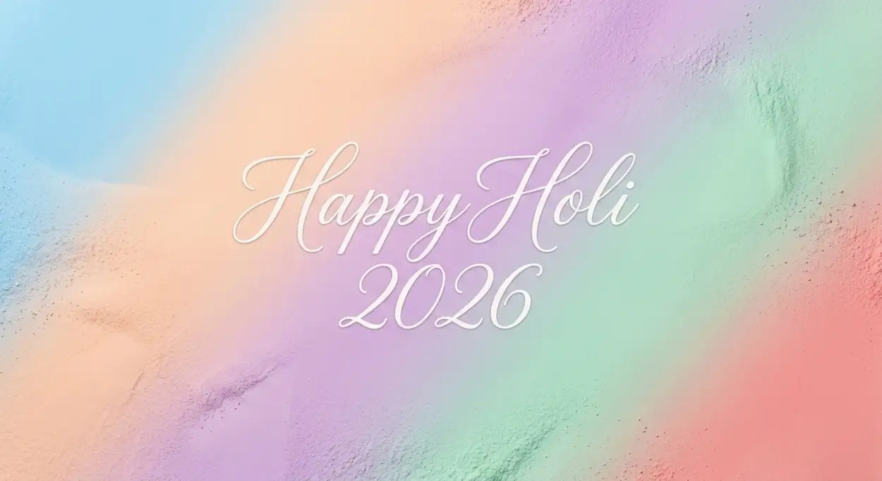 Free Download Happy Holi Wishes 2026 Printable Greeting Card Text - High Quality Happy Holi Wishes 2026 Image
