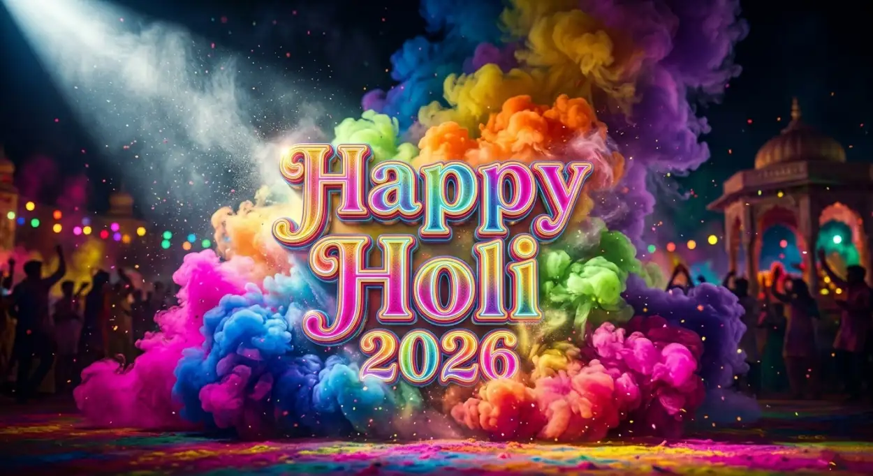 Free Download Happy Holi Wishes 2026 Short Quotes For Reels Video - High Quality Happy Holi Wishes 2026 Image