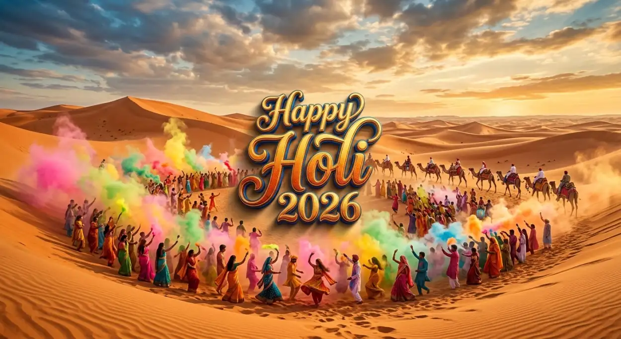 Free Download Happy Holi Wishes 2026 Spiritual Holi Blessing Message - High Quality Happy Holi Wishes 2026 Image