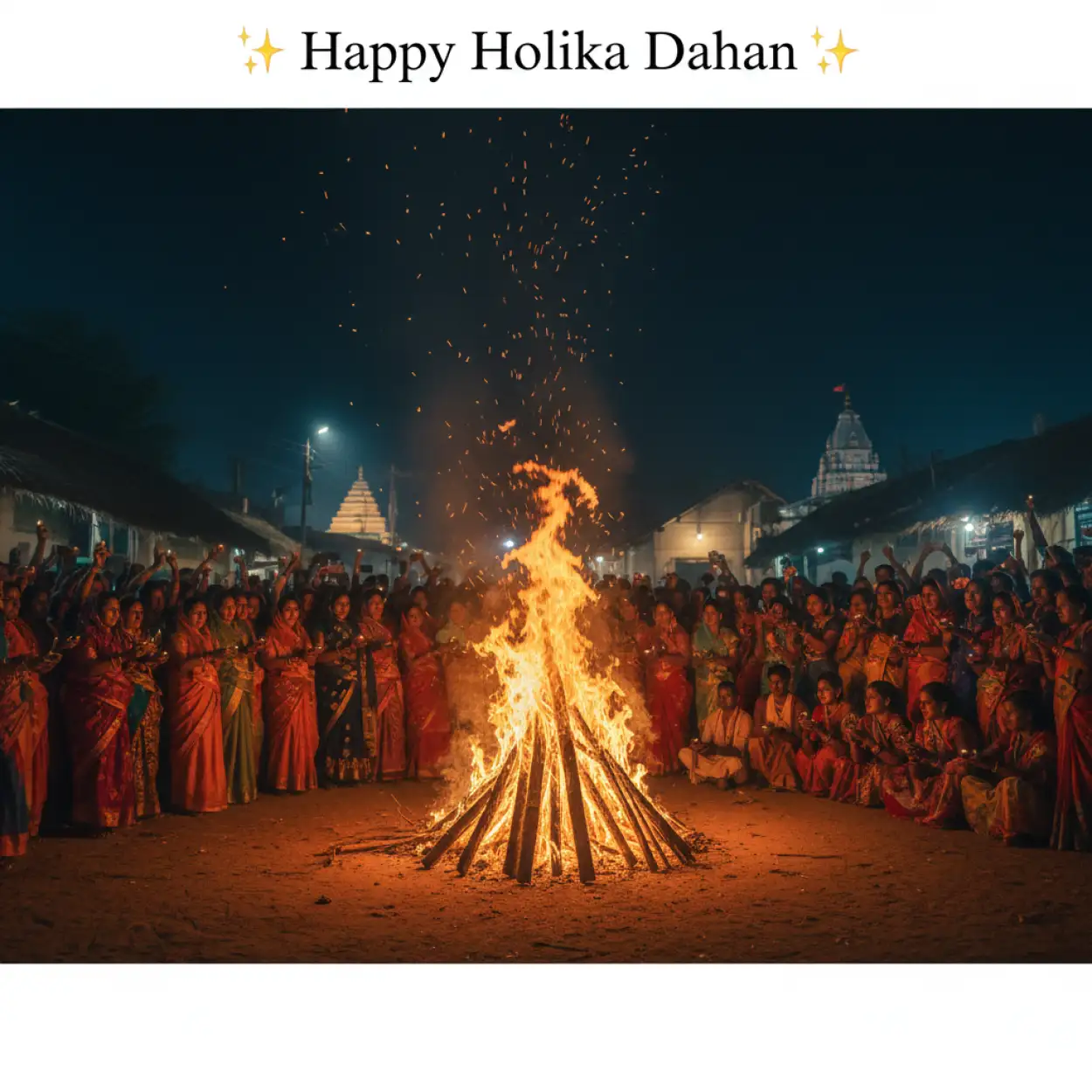 Free Download Happy Holika Dahan Digital Greeting Card - High Quality Happy Holika Dahan Image